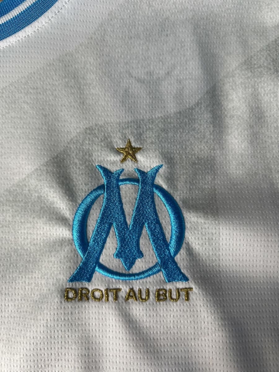 2023/24 Marseille Aubameyang #10 Home Shirt (M)