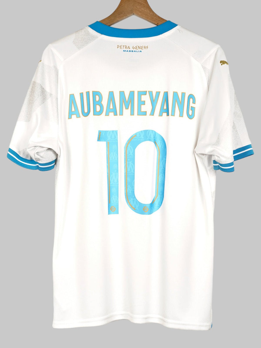 2023/24 Marseille Aubameyang #10 Home Shirt (M)