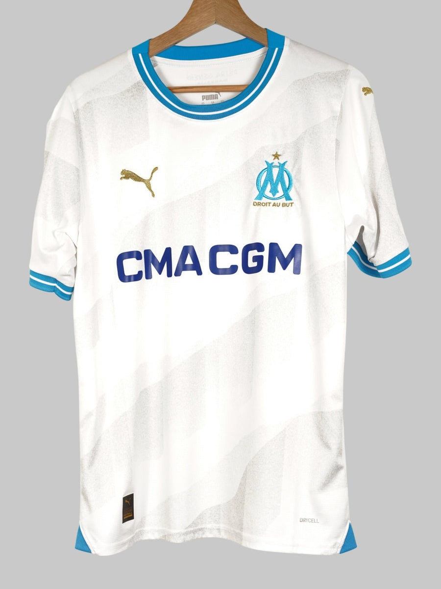 2023/24 Marseille Aubameyang #10 Home Shirt (M)