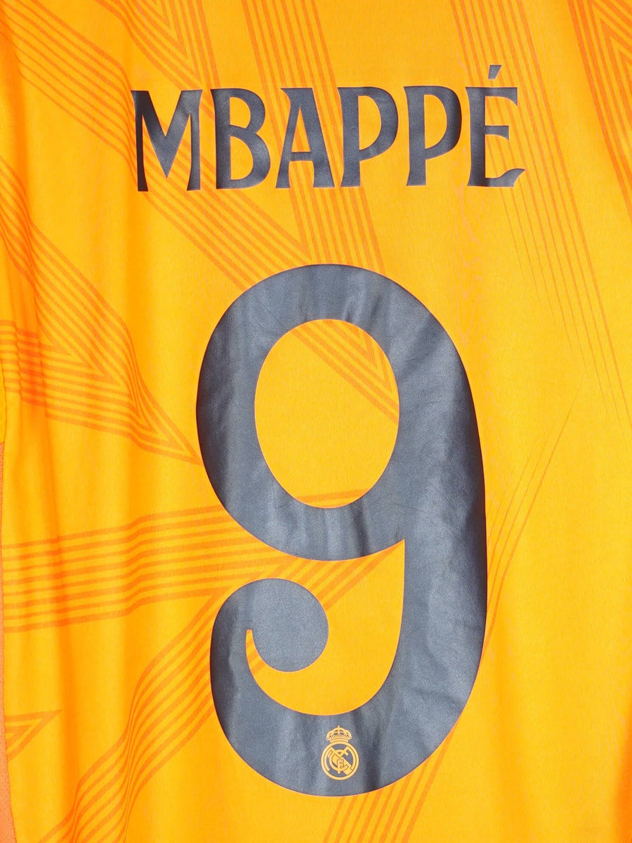 2024/25 Real Madrid Mbappe #9 Away Shirt (L)