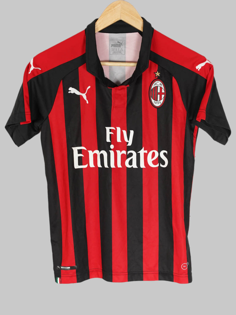 2018/19 AC Milan Home Shirt (L Kids)