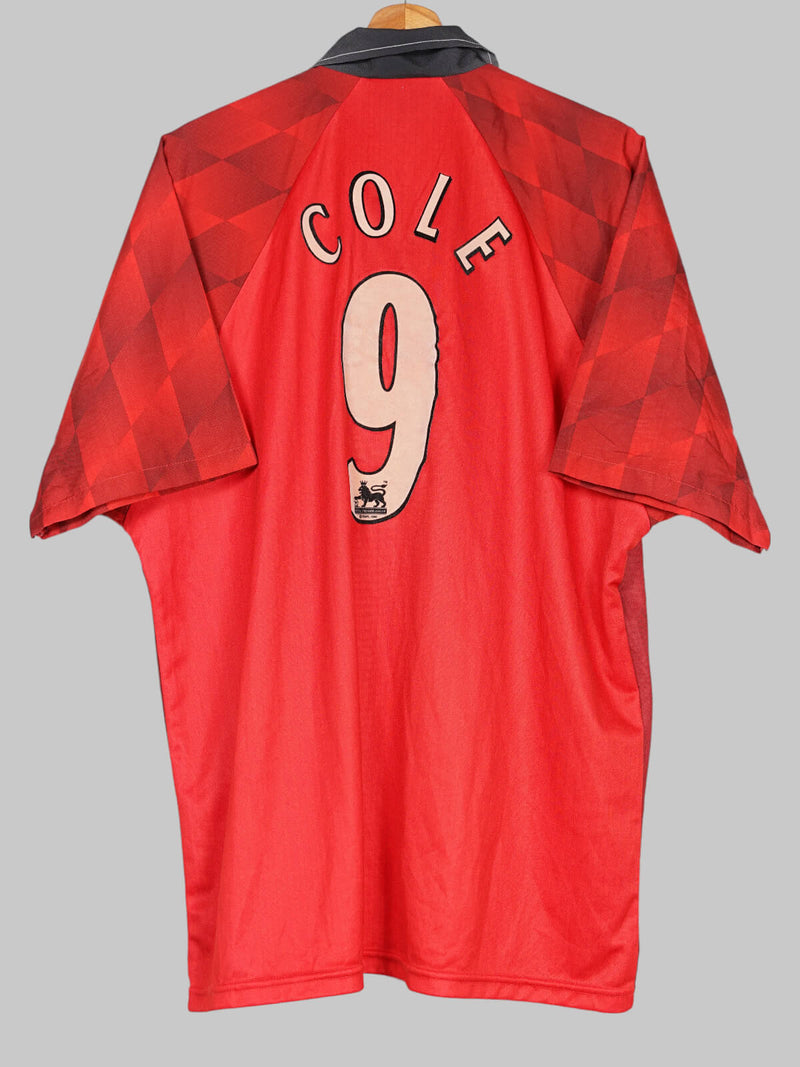 1997/98 Manchester United Cole #9 Home Shirt (XL)