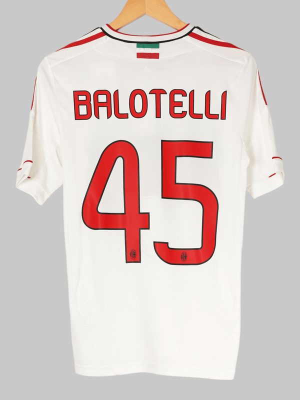 2012/13 AC Milan Balotelli #45 Camiseta Visitante (S) Adidas