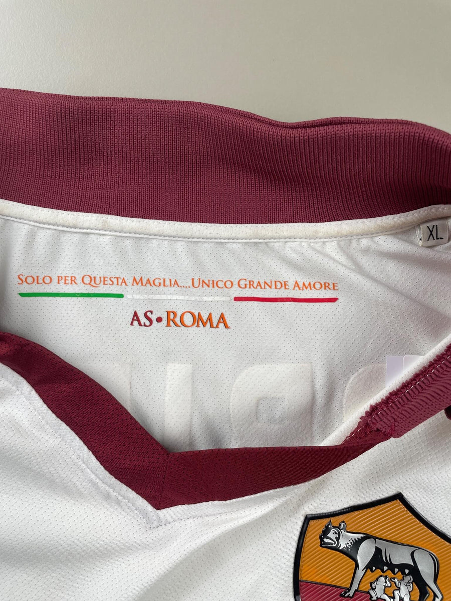 2013/14 AS Roma Borriello #88 Away Shirt Player Issue & Signed (XL)