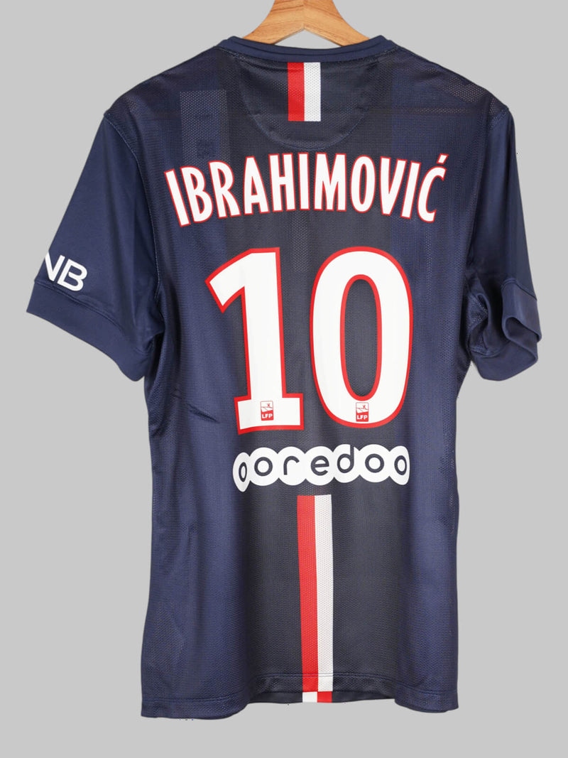 2015/16 PSG Ibrahimovic #10 Home Shirt Player Issue (M)