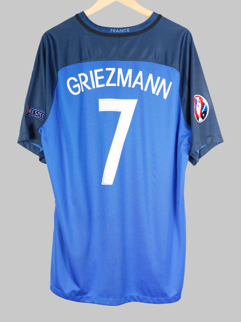2016/17 France Griezmann #7 Home Shirt (XXL)