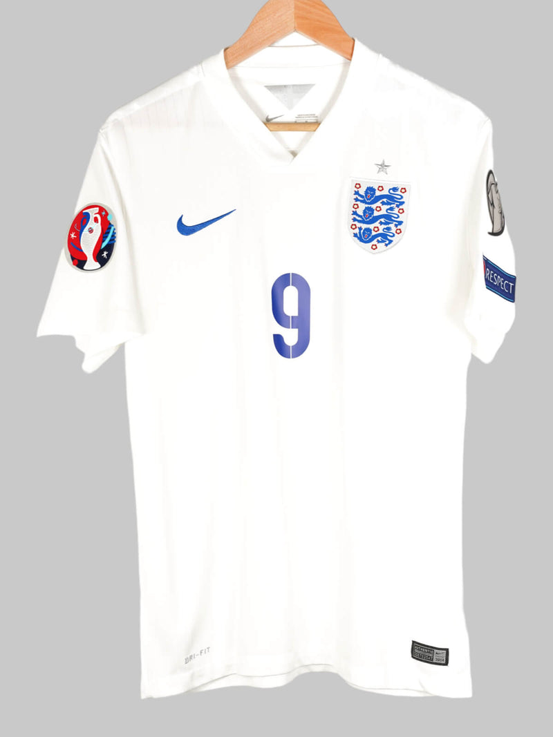 2014/15 England Vardy #9 Home Shirt (M)
