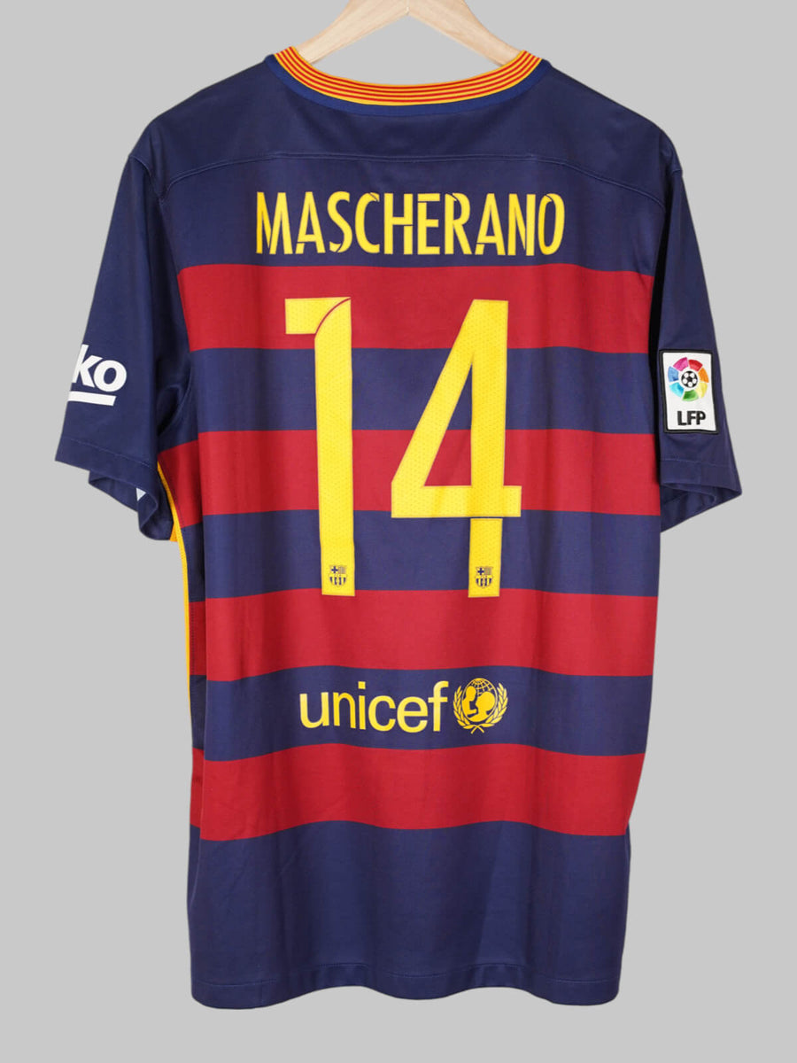 2015/16 Barcelona Home Shirt Mascherano #14 (XL)