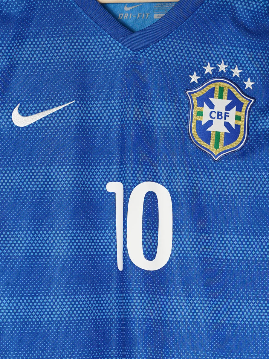 2014/15 Brazil Neymar Jr #10 Away Shirt (L)