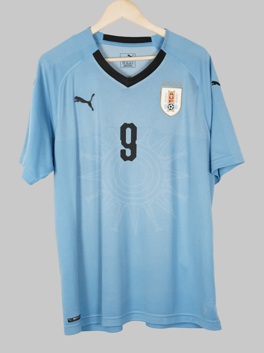 2018/19 Uruguay L.Suarez #9 Home Shirt (XL)