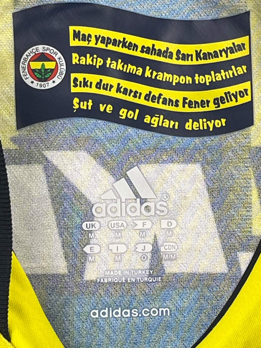 2011/12 Fenerbahce Alex #10 Home Shirt Signed (M)