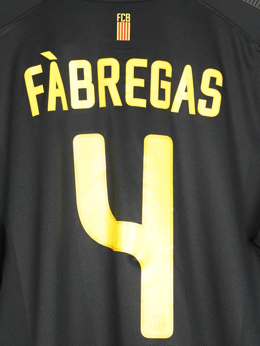2011/12 Barcelona Fabregas #4 Away Shirt (XL)