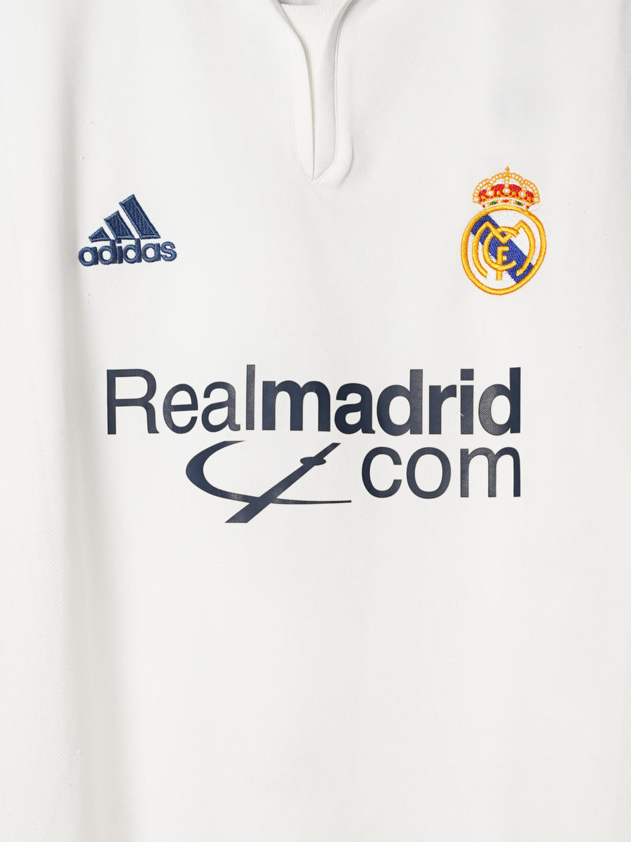 2001/02 Real Madrid Zidane #5 Home Shirt (L)