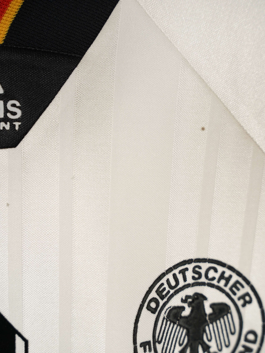 1992-94 Germany Völler #9 Home Shirt (XL) Adidas