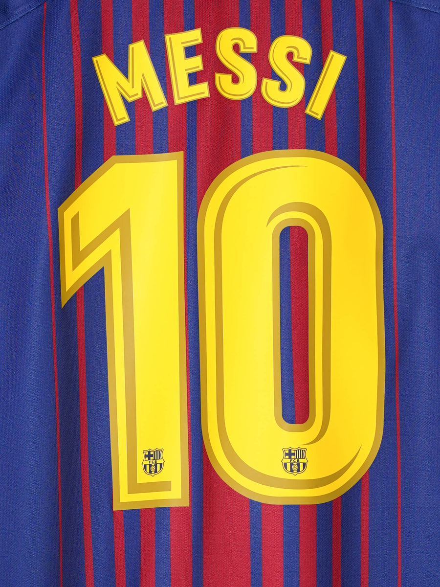 2017/18 Barcelona Messi #10 Home Shirt (L)