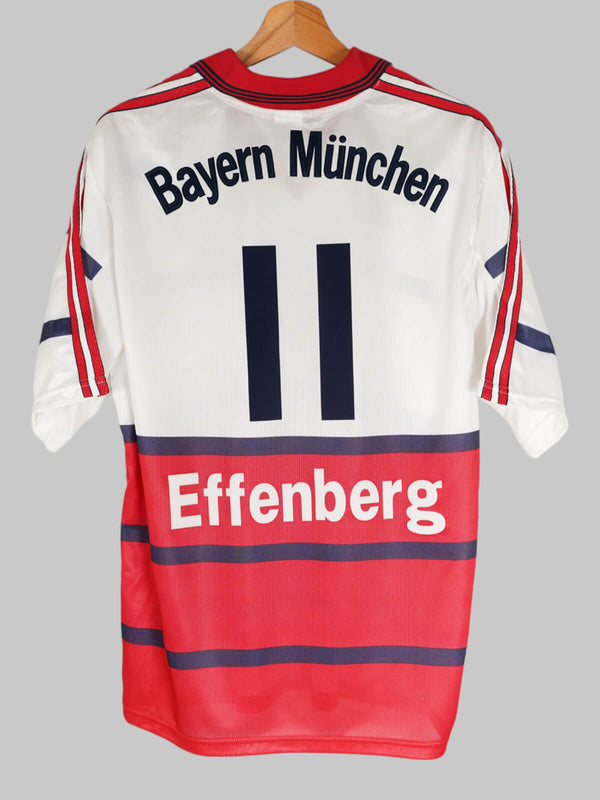 1998-00 Bayern Munich Effenberg #11 Uitshirt (M) adidas