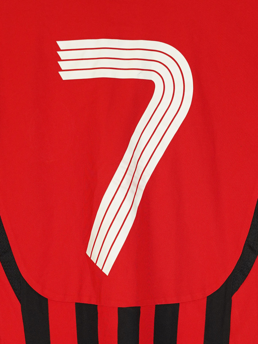 2007/8 AC Milan #7 Home Shirt (M Kids)