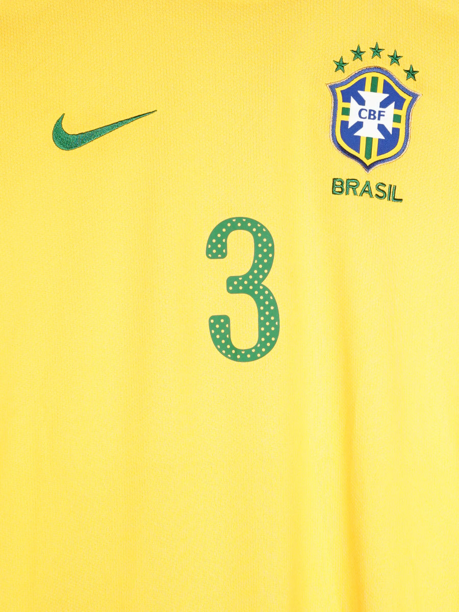 2010/11 Brazil Lucio #3 Home Shirt (S)