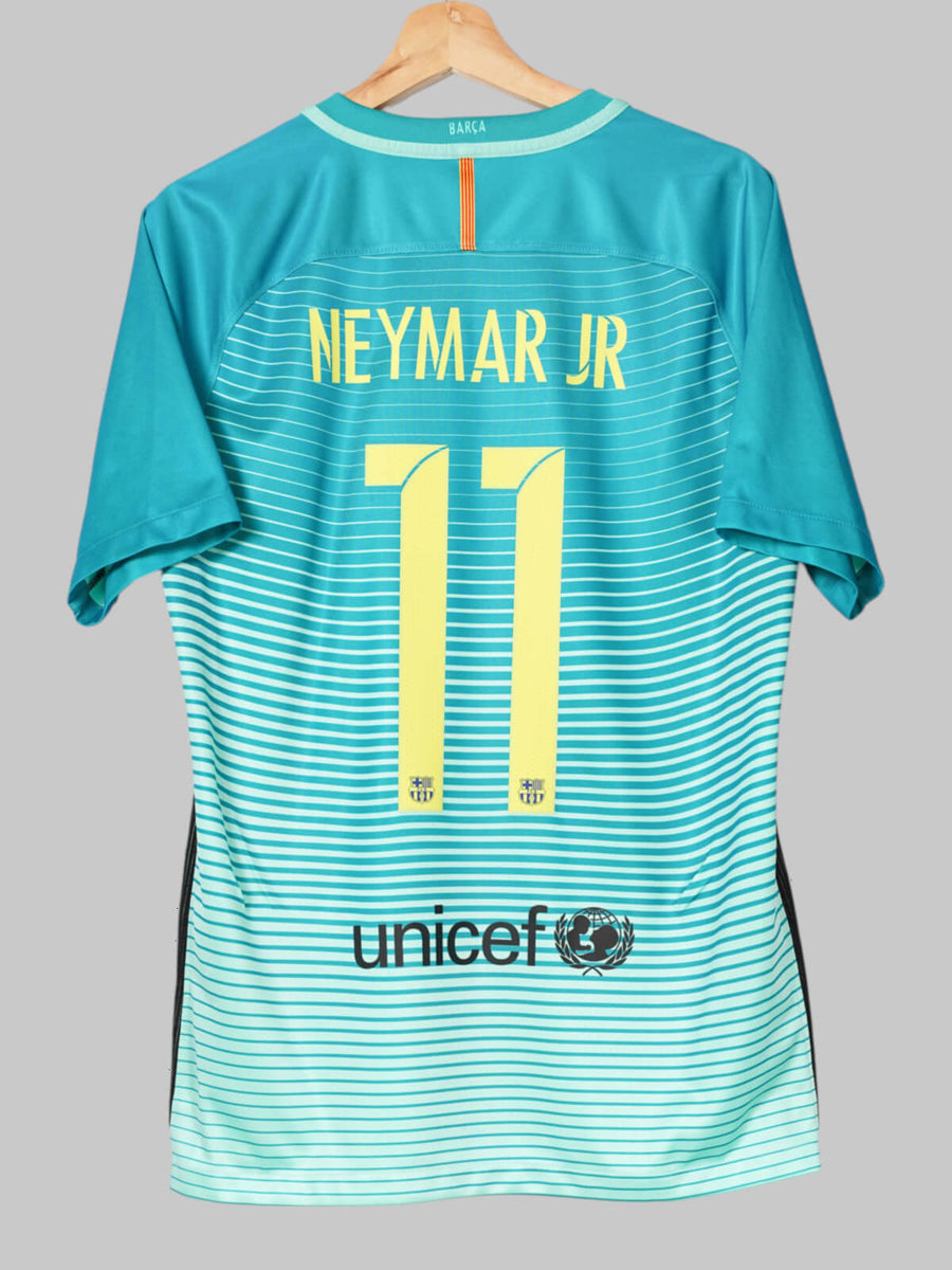 2016/17 Barcelona Neymar Jr #11 Third Shirt (M)