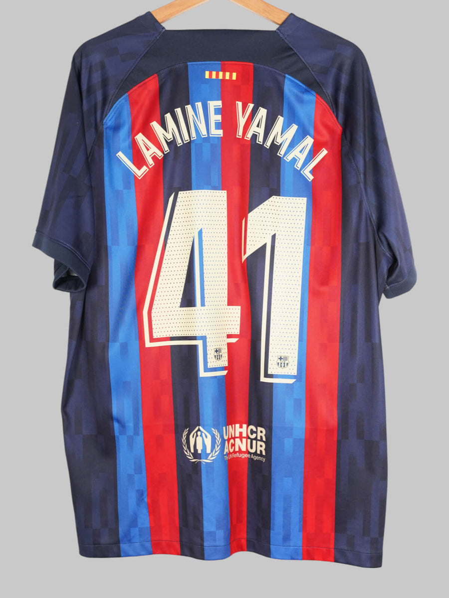 2022/23 Barcelona Lamine Yamal #41 Home Shirt (XXL)
