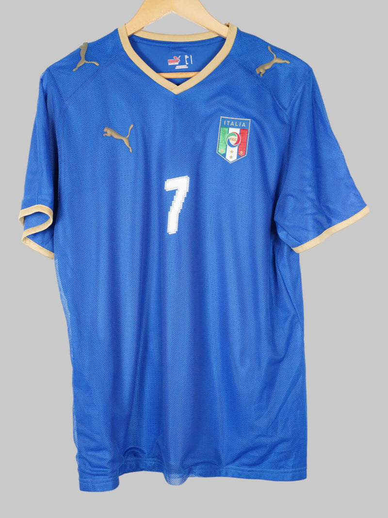 2008/9 Italy Del Piero #7 Home Shirt (L)