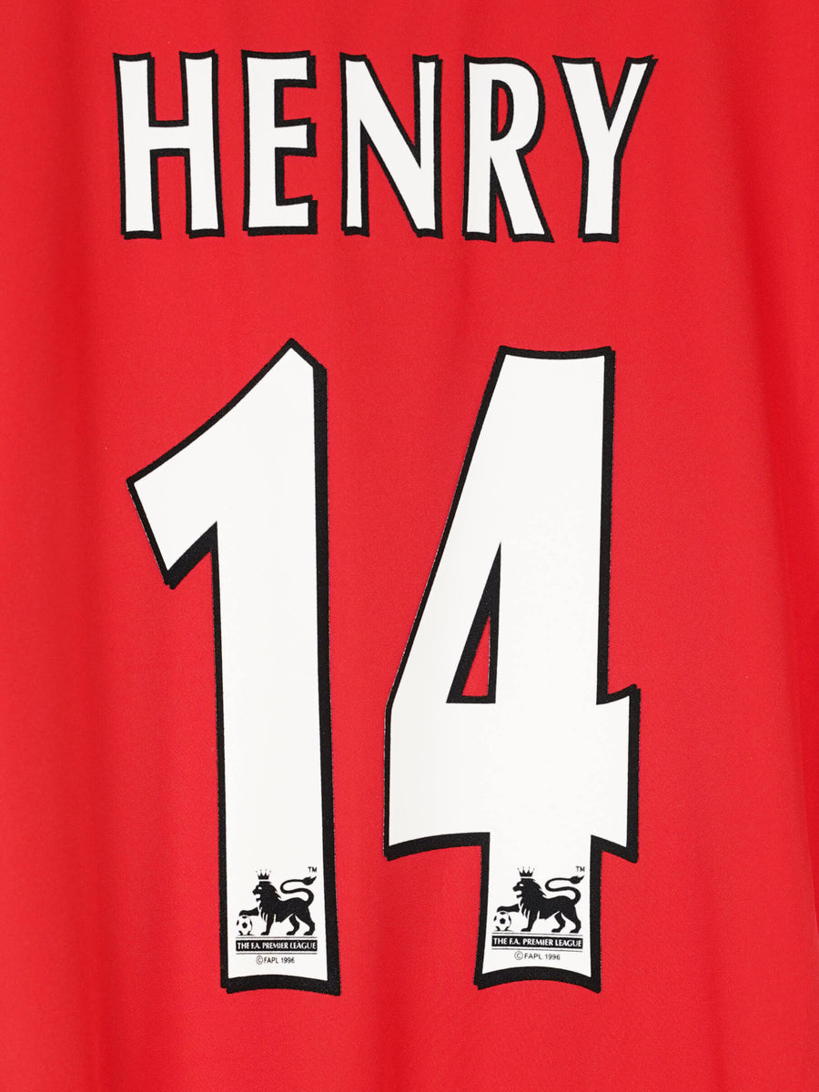 2002/04 Arsenal Henry #14 Home Shirt (XL)