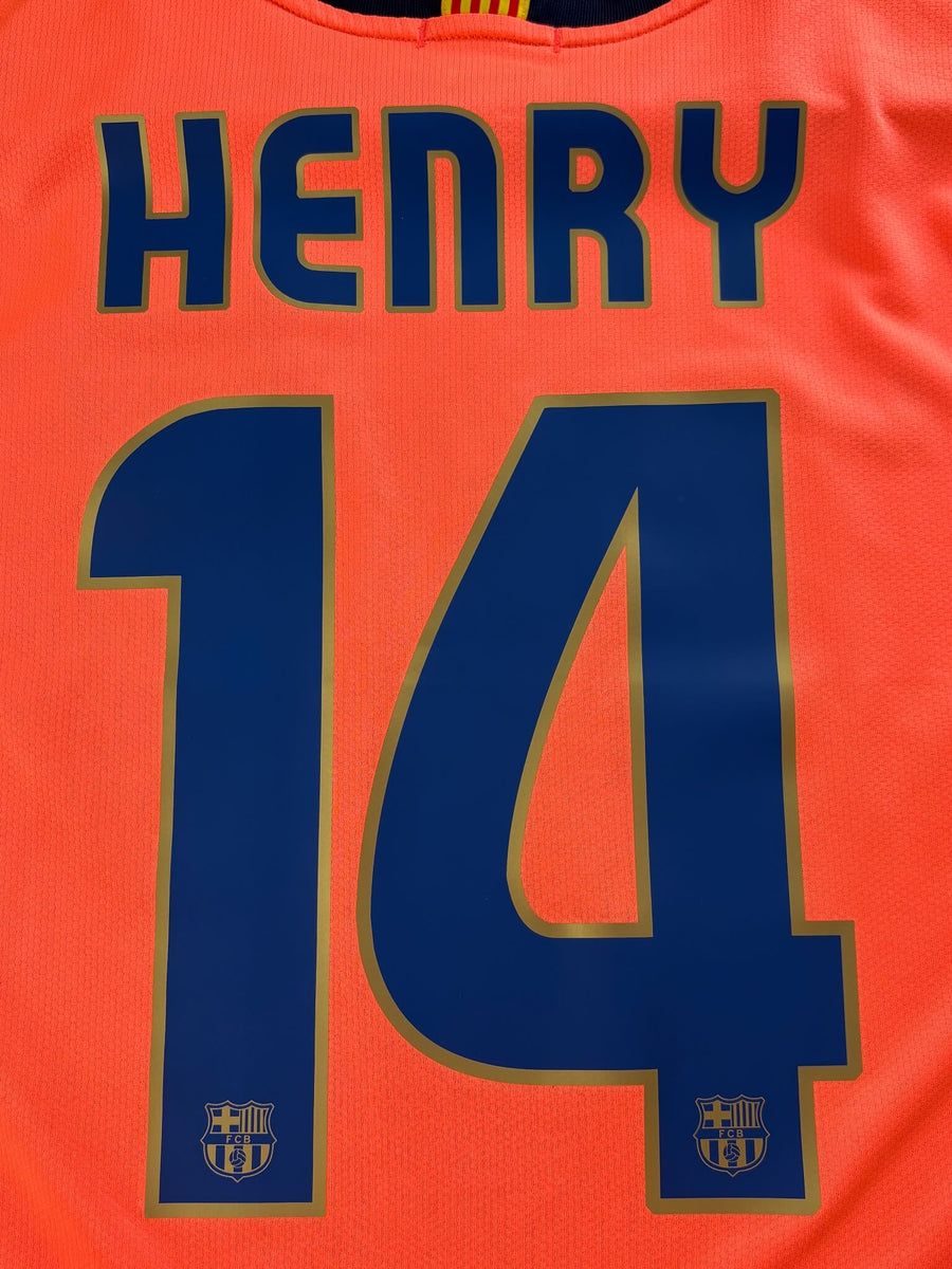 2009/11 Barcelona Henry #14 Away Shirt (L)