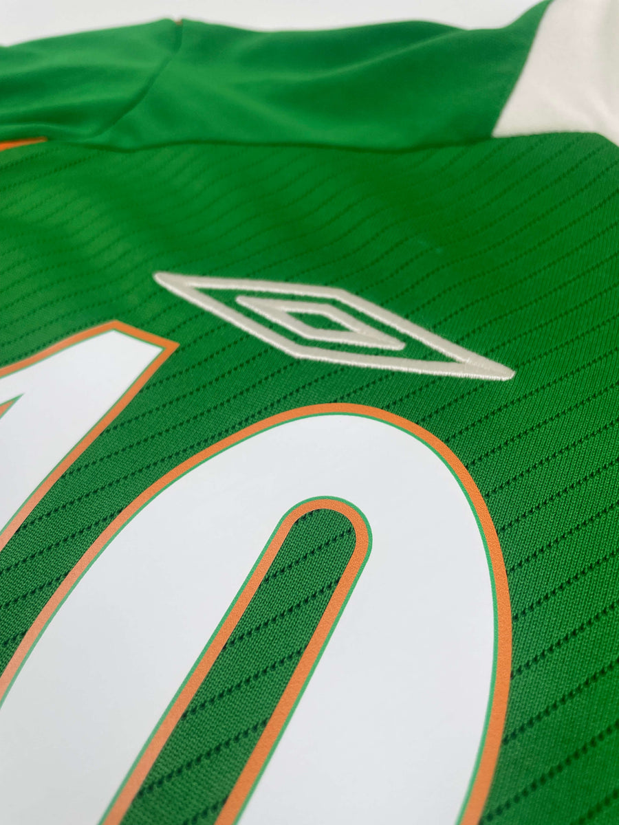 2008-10 Ireland Keane #10 Home Shirt L/S (XXL) Umbro