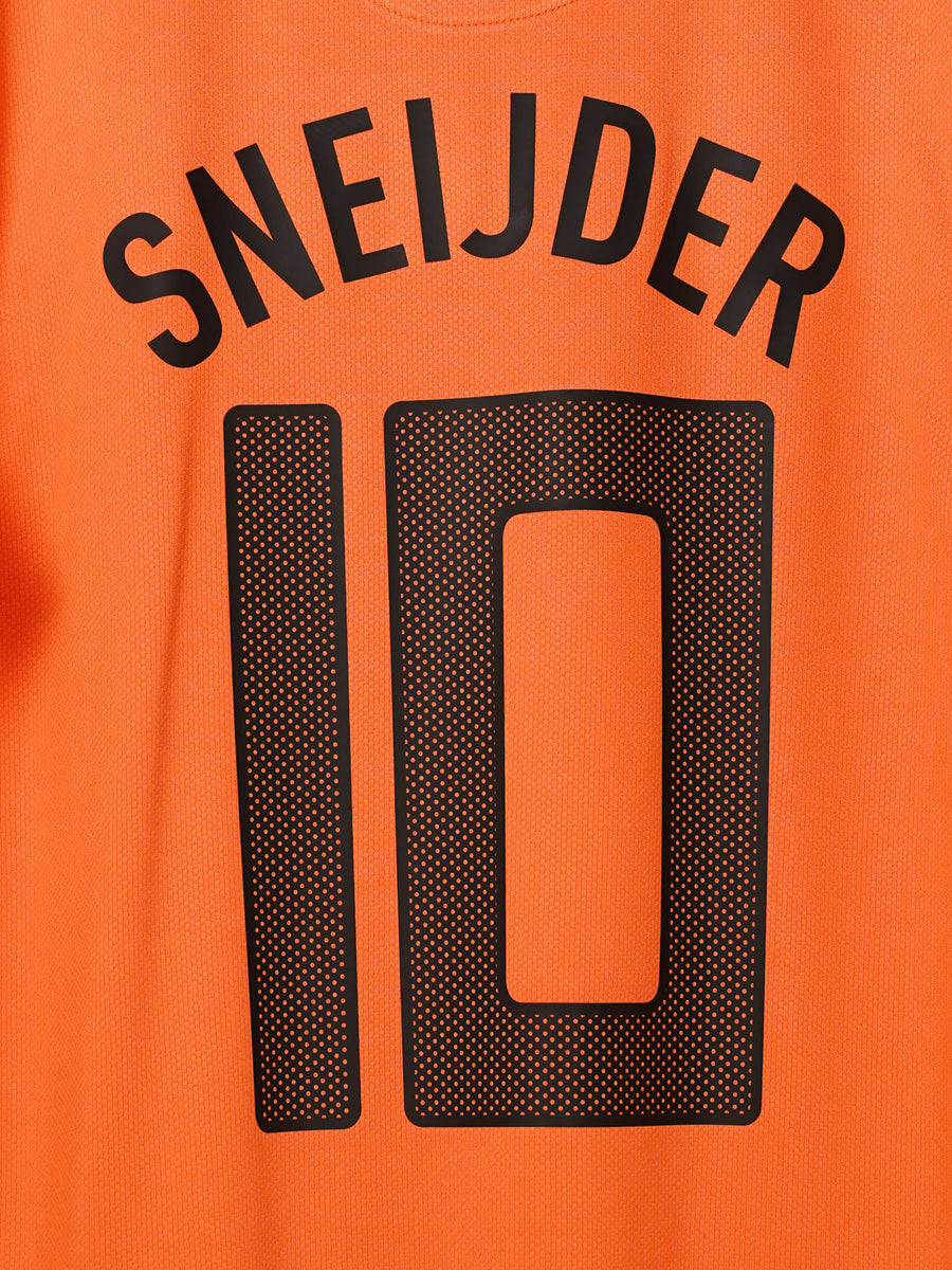 2010/11 Netherlands Sneijder #10 Home Shirt (XL)
