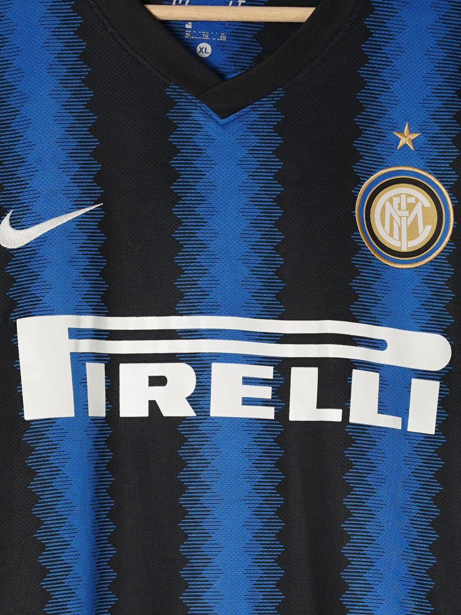 2010/11 Inter Milan Balotelli #45 Home Shirt (XL)