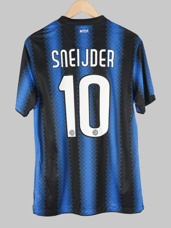2010-11 Inter Milan Sneijder #10 Maillot Domicile (M) Nike