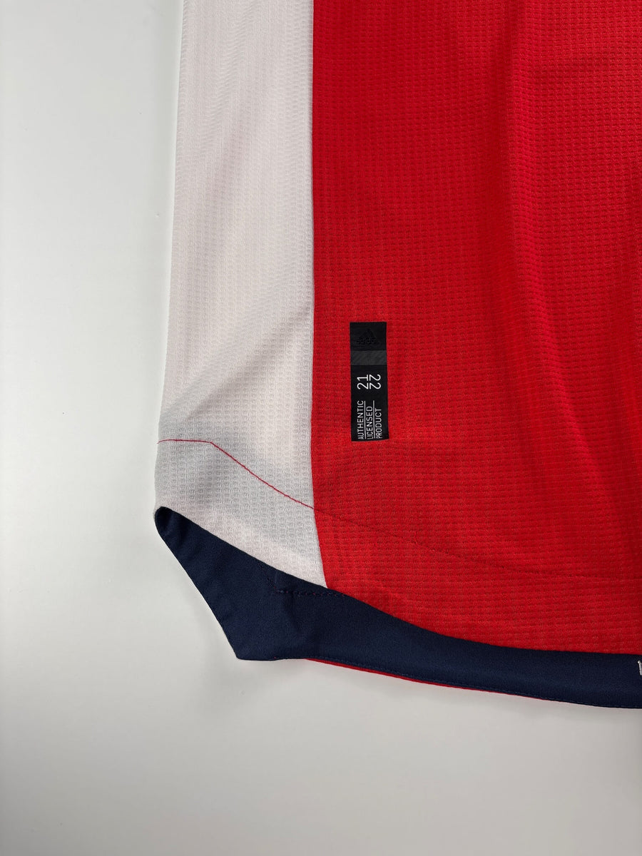 2021/22 Arsenal Aubameyang #14 Home Shirt Player Issue (M)