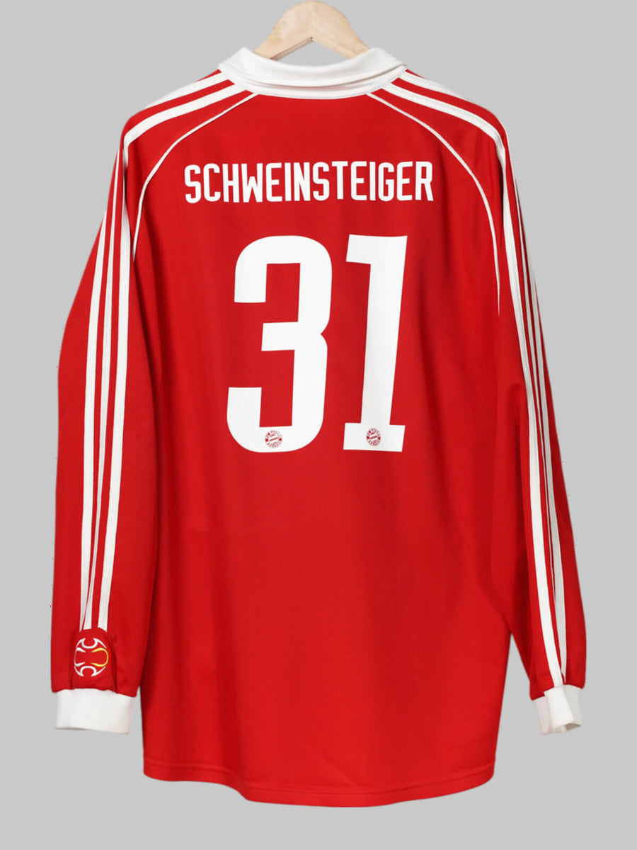 2006/07 Bayern Munich Schweinsteiger #31 Home Shirt L/S (XL)
