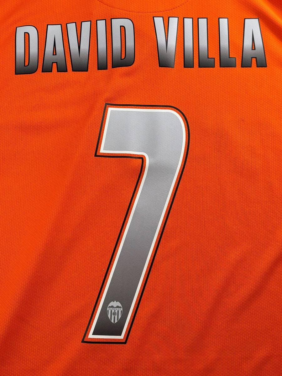2007/8 Valencia David Villa #7 Away Shirt (XL)