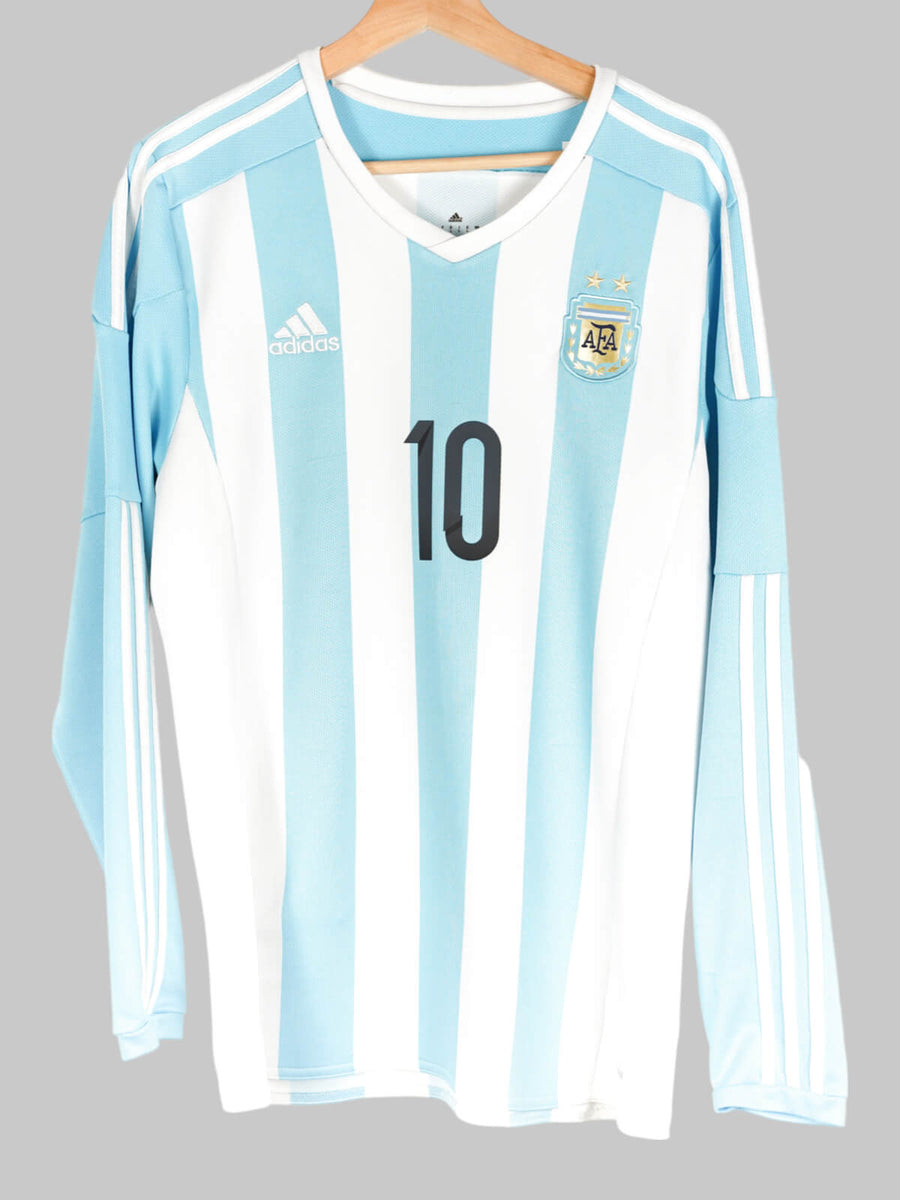 2015/16 Argentina Messi #10 Home Shirt L/S (L)