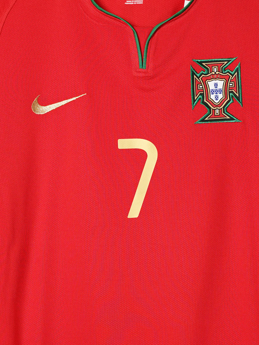 2008/09 Portugal Ronaldo #7 Home Shirt (M)
