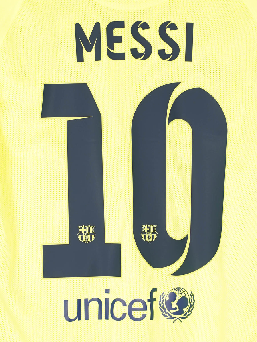 2014/15 Barcelona Messi #10 Third Shirt Player Issue (L)