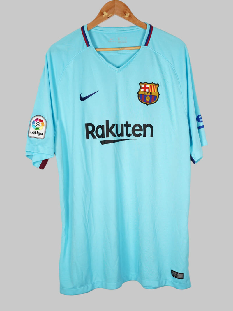 2017/18 Barcelona Messi #10 Away Shirt (XXL)