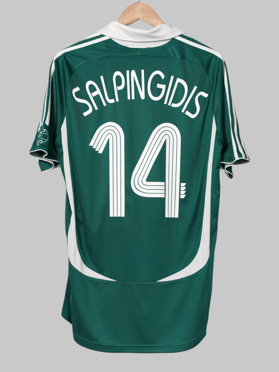 2006/07 Panathinaikos Salpingidis #14 Home Shirt (M)