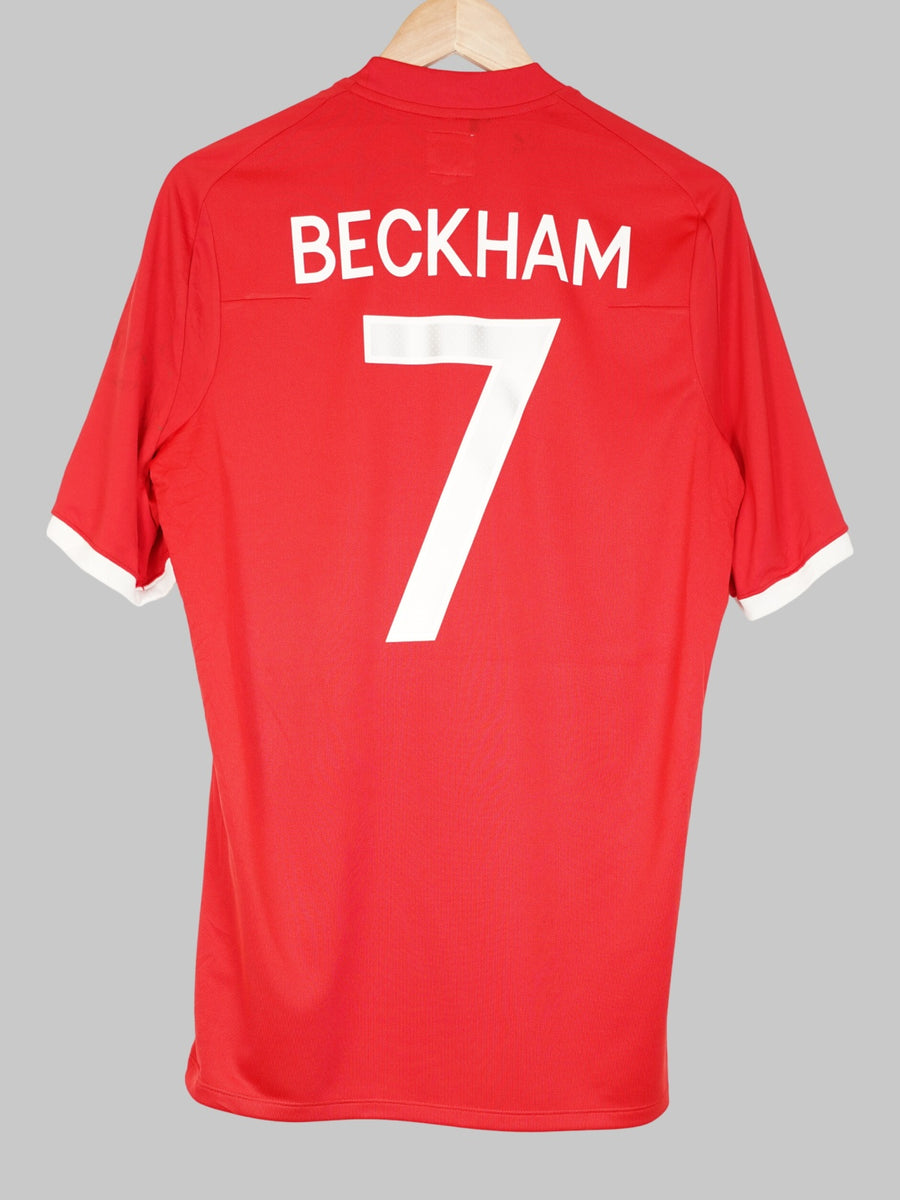 2010/11 England Beckham #7 Away Shirt (S)
