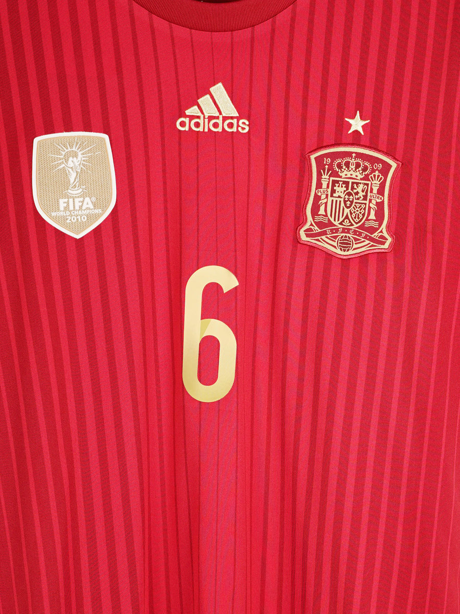 2014/15 Spain A.Iniesta #6 Home Shirt (L)