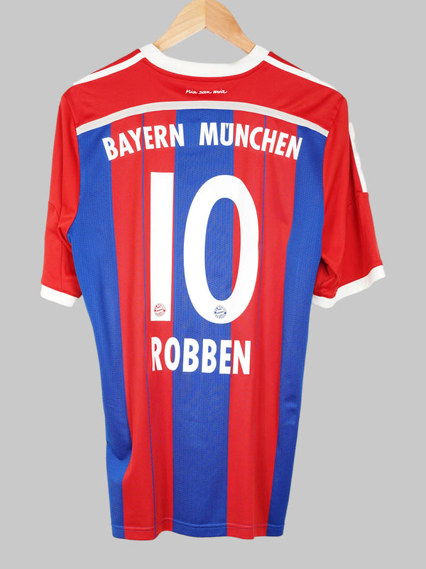 2014/15 Bayern Munich Robben #10 Home Shirt (L) Adidas