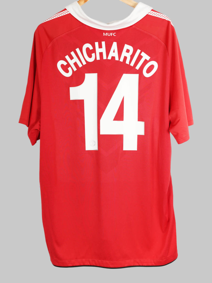 2010/11 Manchester United Chicharito #14 Home Shirt (L)