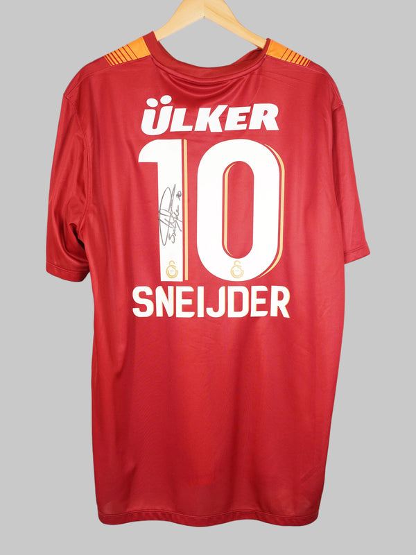 2014/15 Galatasaray Sneijder #10 Home Shirt BNWT Signed With Photo Proof (XXL) Nike