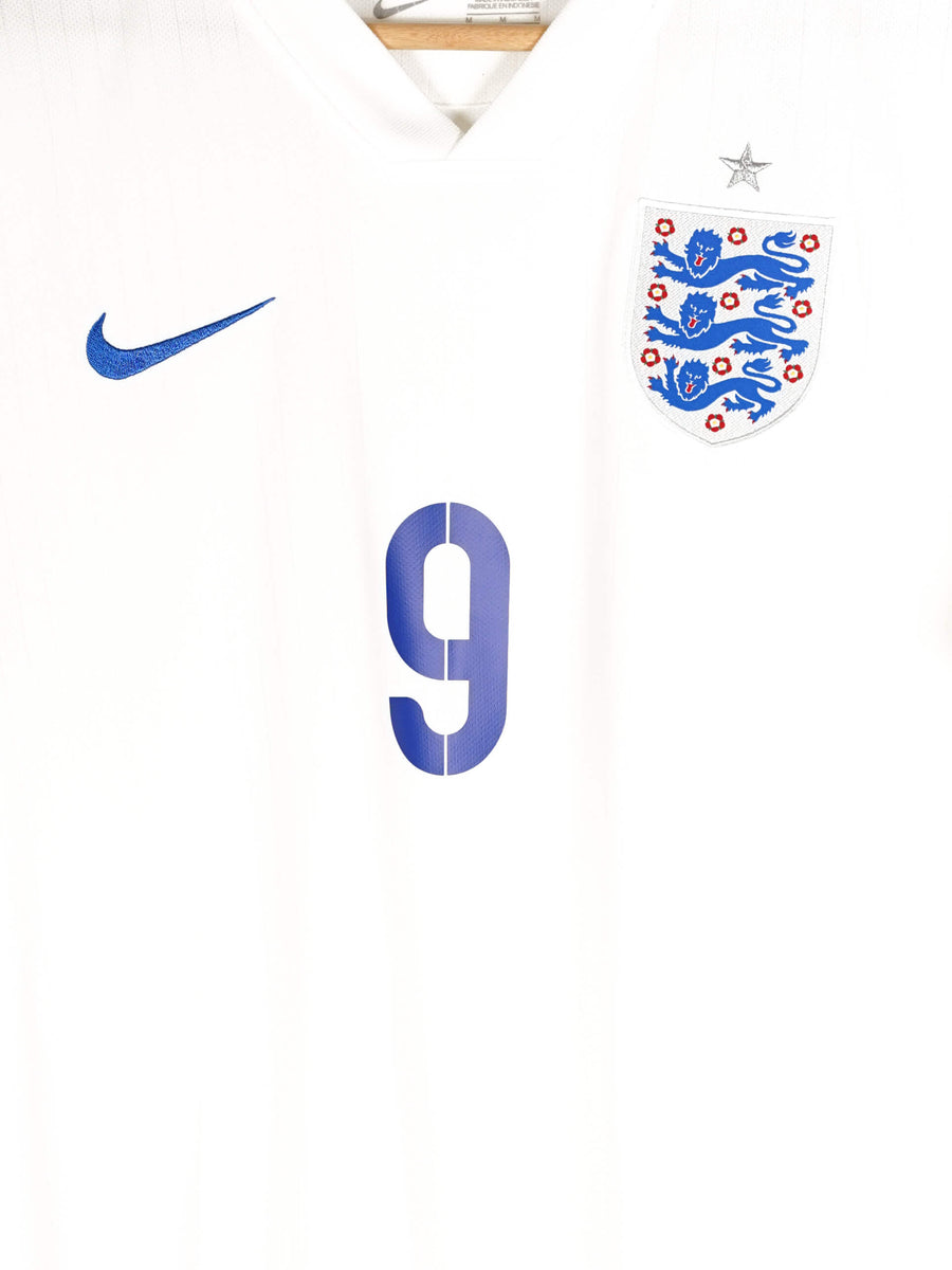 2014/15 England Vardy #9 Home Shirt (M)