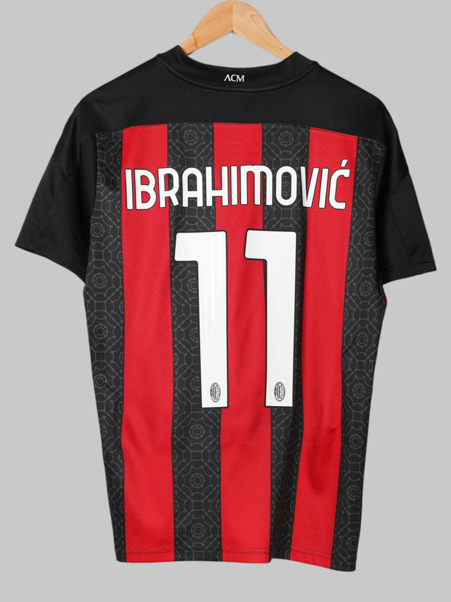 2020/21 AC Milan Ibrahimovic #11 Home Shirt (M)