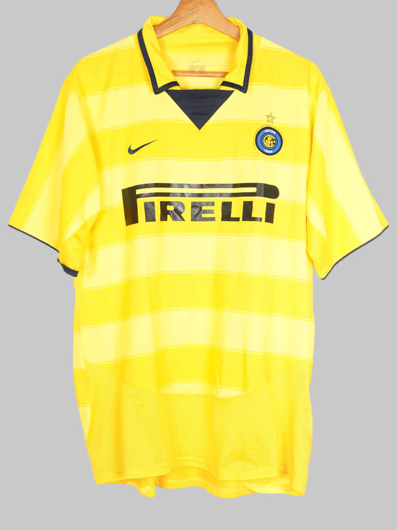 2003/04 Inter Adriano #10 Away Shirt (L)