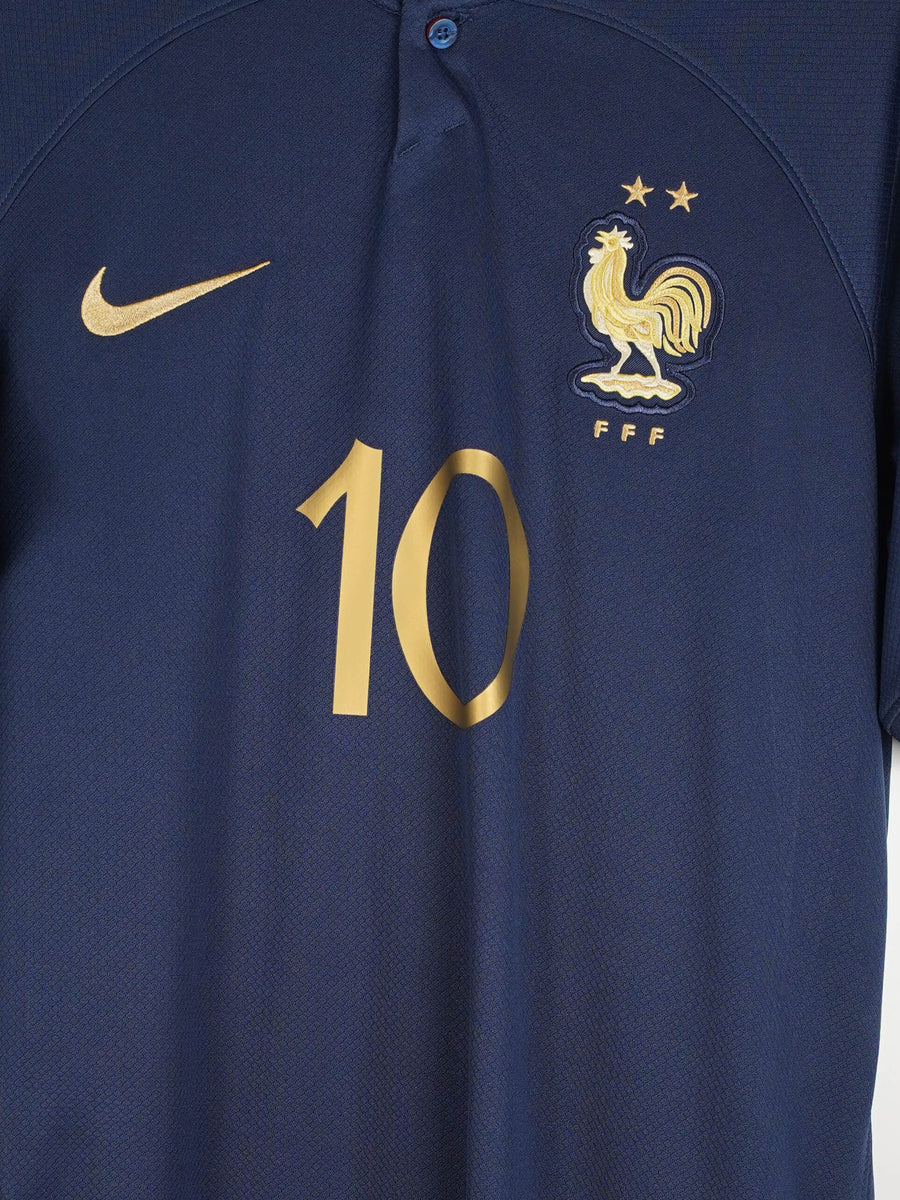 2022/23 France Mbappe #10 Home Shirt (M)