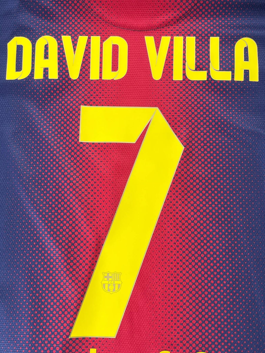 2012/13 Barcelona David Villa #7 Home Shirt (L)