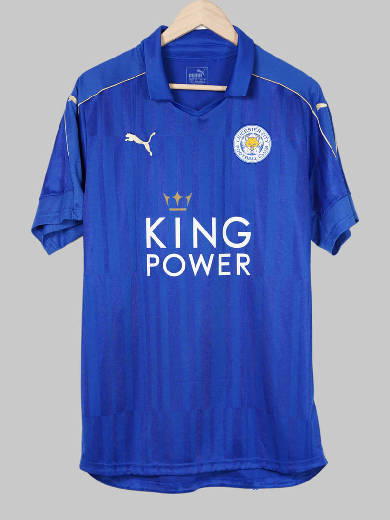 2016/17 Leicester City Vardy #9 Home Shirt (L)
